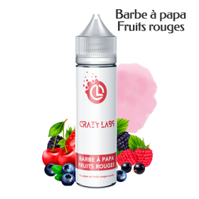 Barbe a papa-fruits rouges-50ml-Crazy Labs